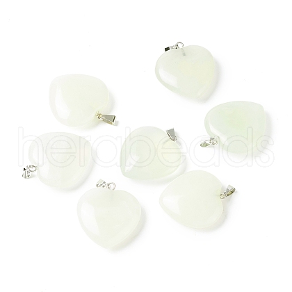 Natural New Jade Pendants G-G956-B55-FF-1