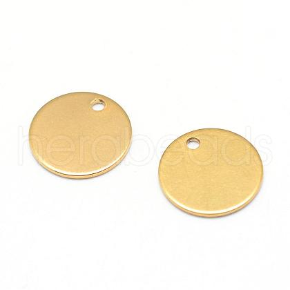 PVD Vacuum Plating 304 Stainless Steel Stamping Blank Tag Pendants STAS-T008-116-1