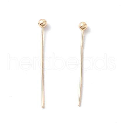 Brass Ball Head Pins KK-WH0058-02A-G02-1