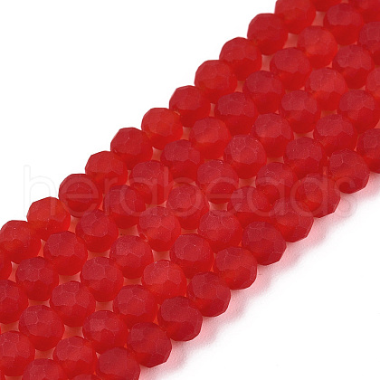Transparent Glass Beads Strands EGLA-A044-T4mm-MD01-1