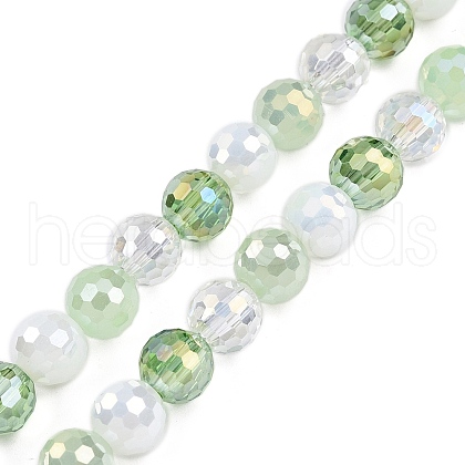 Transparent Glass Beads Strands GLAA-T023-31C-1