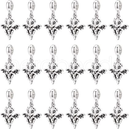 CHGCRAFT 36Pcs Tibetan Style Alloy European Dangle Charms FIND-CA0005-60-1