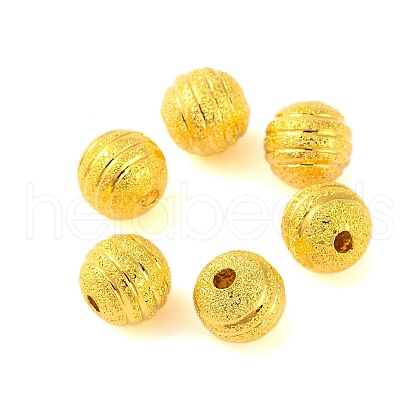 Rack Plating Brass Beads KK-Z055-01G-02-1