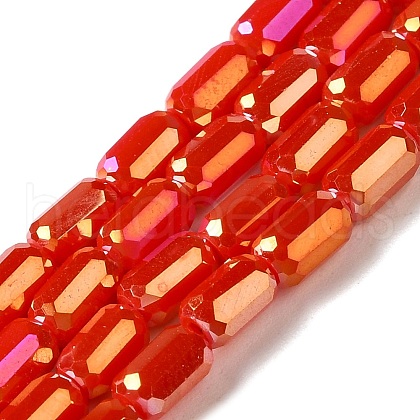 Electroplate Glass Beads Strands EGLA-D031-01-27-1