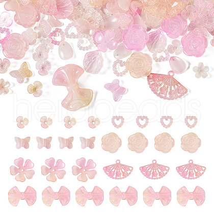  100G Imitation Jelly Acrylic Beads OACR-TA0002-90A-1
