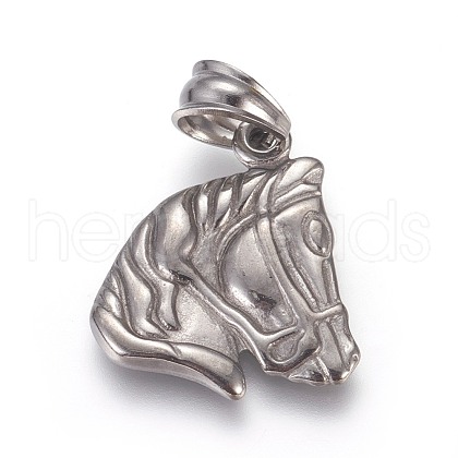 Tarnish Resistant 304 Stainless Steel Pendants STAS-E449-18P-1