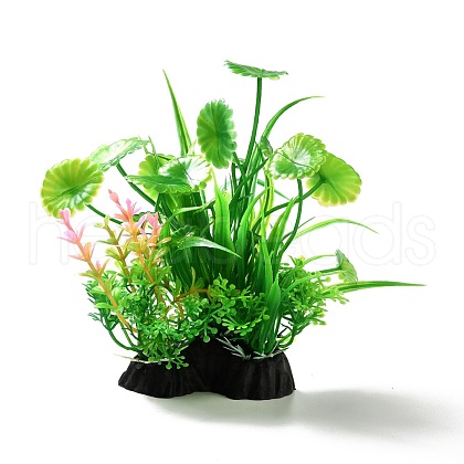 Plastic Artificial Aquatic Plants Decor DJEW-G025-01-1