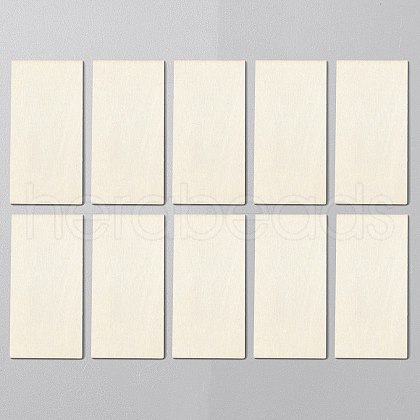 10Pcs Unfinished Wood Cutouts WOOD-WH0048-07B-1