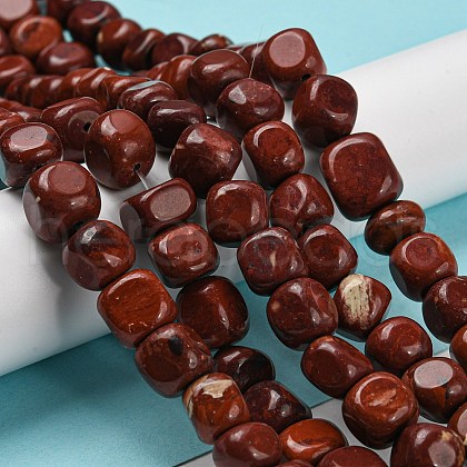 Natural Red Agate Bead Strands G-F464-38-1