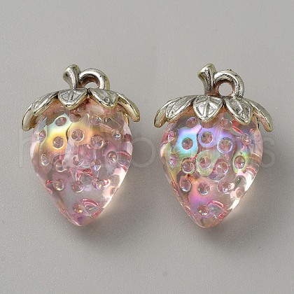 Transparent Acrylic Pendants OACR-CJC0009-01B-1