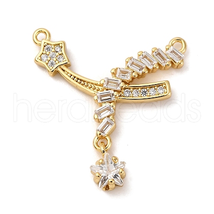 Brass Micro Pave Cubic Zirconia Pendants KK-P308-75G-1