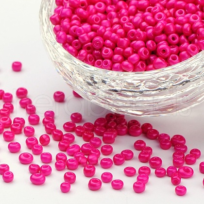 (Repacking Service Available) Baking Paint Glass Seed Beads SEED-C024-B-K5-1