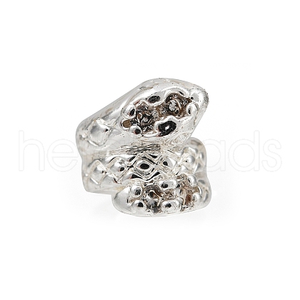 Rack Plating Brass Clear Cubic Zirconia Beads KK-L236-03A-S-1