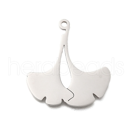 Anti-Tarnish 304 Stainless Steel Pendants STAS-S150-12P-1