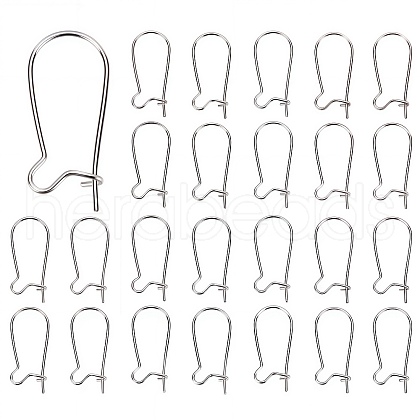 SUNNYCLUE 150Pcs 304 Stainless Steel Hoop Earrings Findings STAS-SC0005-09-1