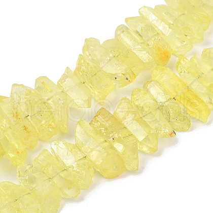 Natural Crackle Quartz Beads Strands G-R012-B06-03-1