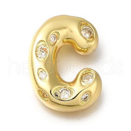 Brass with Cubic Zirconia Pendant KK-Q818-03C-G-1