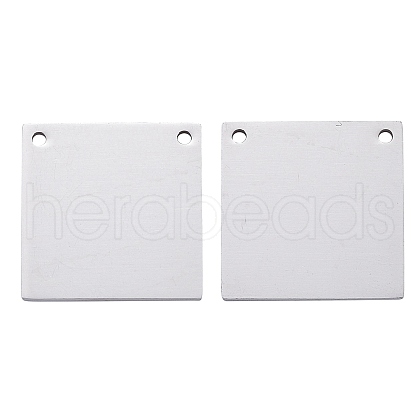 Anti-Tarnish 304 Stainless Steel Stamping Blank Tag Pendants STAS-I311-16B-P-1