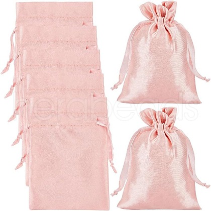 Beebeecraft Satin Cloth Jewelry Pouches Bags TP-BBC0001-11D-01-1