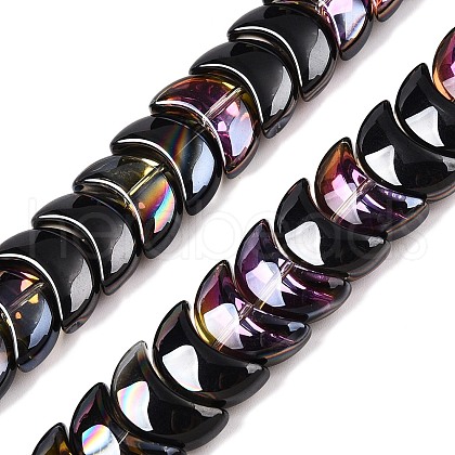 Electroplate Glass Beads Strands EGLA-T021-07A-1