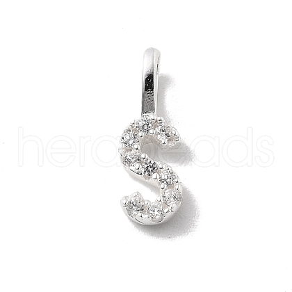 925 Sterling Silver with Cubic Zirconia Charms STER-Q004-01S-S-1