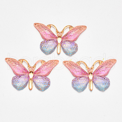 Transparent Acrylic Pendants TACR-R140-08E-1