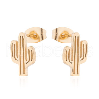 Sweet Cactus Earrings for Girls - Boho Chic Forest Style Fashion Jewelry ST7251382-1