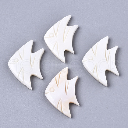 Natural Freshwater Shell Beads SHEL-N026-41-1