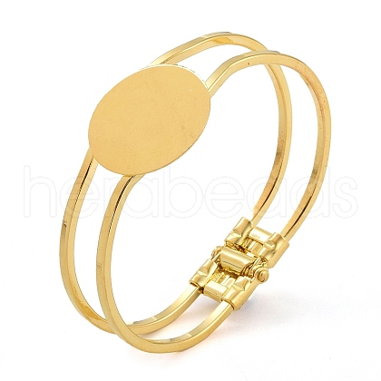 Brass Bangle Making BJEW-K156-01G-1