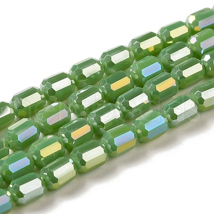 Electroplate Glass Beads Strands EGLA-D031-01A-1