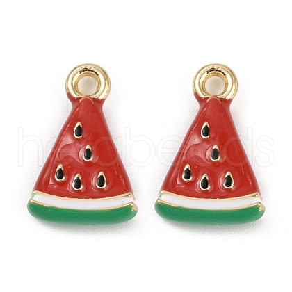 Alloy Enamel Charms PALLOY-R158-05G-01-1