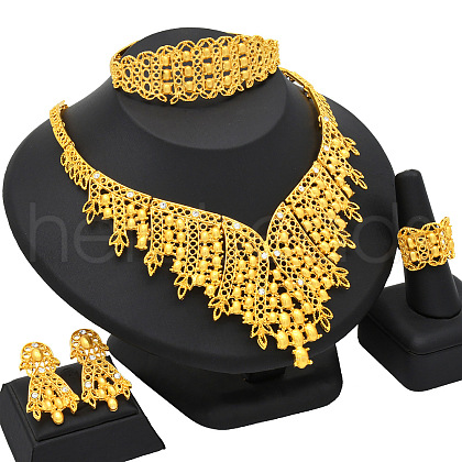 Alloy Rhinestone Jewelry Sets FS-WG184E4-01-1