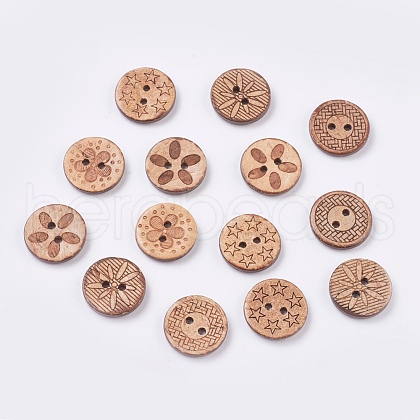 Wooden Buttons BUTT-K007-13-1