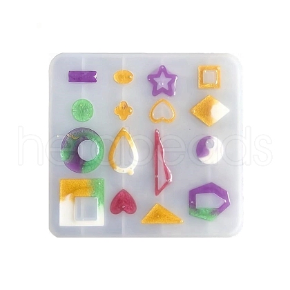 Silicone Pendant Molds DIY-L043-003-1