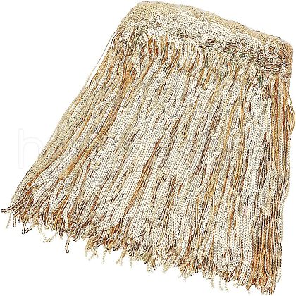 Olycraft 1 Strands Polyester Tassel Lace Trims OCOR-OC0001-12-1