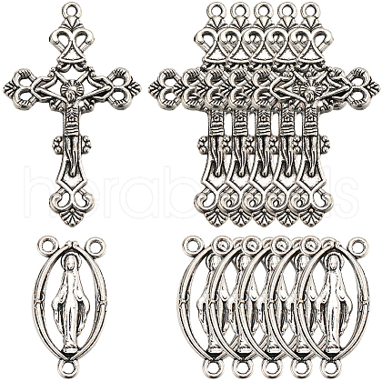 SUNNYCLUE Religion Theme Jewelry Making Finding Kits DIY-SC0024-12-1