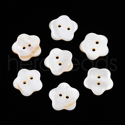 Freshwater Shell Buttons BUTT-T013-01-1