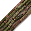 Natural Unakite Beads Strands G-U010-A04-01-1