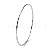 Non-Tarnish 304 Stainless Steel Simple Plain Bangle for Women BJEW-F461-01I-P-3
