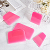 Olycraft 5Pcs 5 Styles TUP Plastic Scrapers TOOL-OC0001-62-5