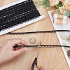 WADORN 10 Yards Polyester Braided Trims with Elastic Button Loops EC-WR0001-02A-4