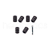  6Pcs Antique Style Groove Column Shape Brass Beads FIND-NB0005-34B-7