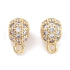 Brass with  Cubic Zirconia Pendants KK-P271-09G-1