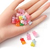 40Pcs 8 Colors Gradient Color Opaque Resin Pendants RESI-YW0001-07-6