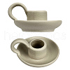 Gorgecraft Creative Teacup Shape Porcelain Candle Holder AJEW-GF0006-85A-1