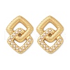 304 Stainless Steel ABS Plastic Pearl Stud Earrings for Women EJEW-U046-10G-4