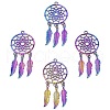 Rainbow Color Alloy Big Pendants FEAT-PW0001-107A-2