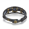 Imitation Leather Bracelet Making MAK-R024-02-4