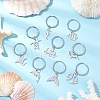 Ocean Theme 304 Stainless Steel Keychains KEYC-JKC01213-1