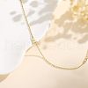 Simple Style Alloy Letter Link Bracelets WG5F19A-01-2